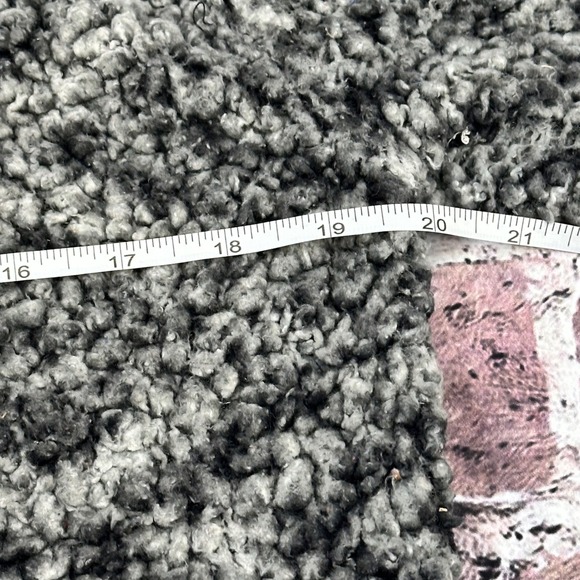 True Grit Sherpa Fleece Quarter Zip Pullover Women's Size M Gray Black - Picture 11 of 14